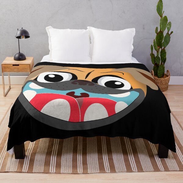 Item preview, Funny pug face character designed and sold by chrstdnl.