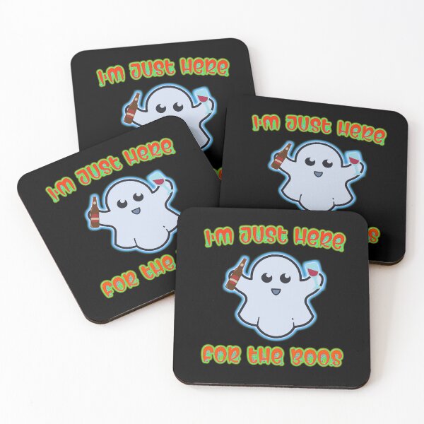 Item preview, I'M JUST HERE FOR THE BOOS! | Cute Halloween Design designed and sold by chris-ellis-art.