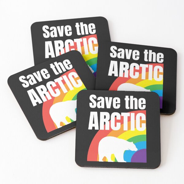 Item preview, Save the Arctic, Rainbow designed and sold by DiscGolfTees.