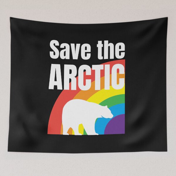 Item preview, Save the Arctic, Rainbow designed and sold by DiscGolfTees.