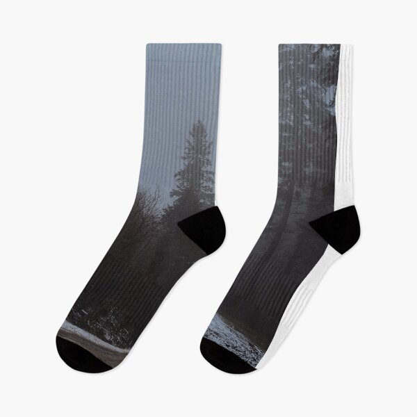 Item preview, Foggy Pine Trees road  designed and sold by monicamarcov.