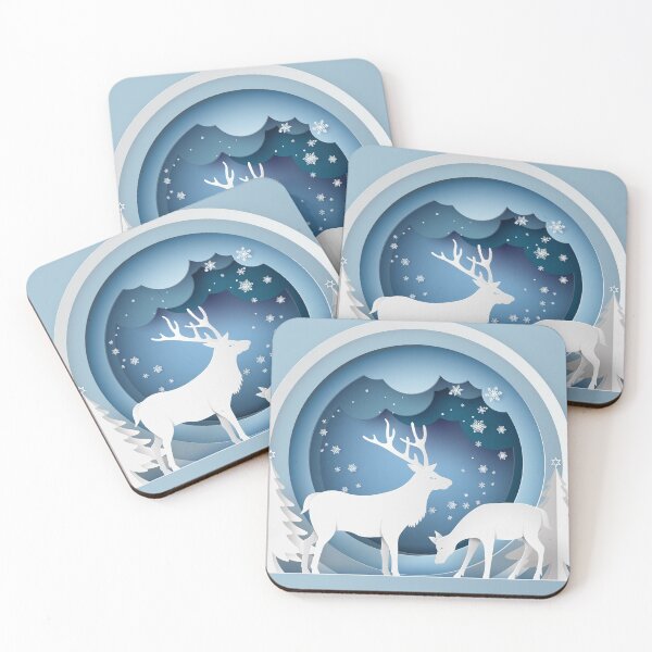 Item preview, Winter Deer Art designed and sold by JTS STORE.