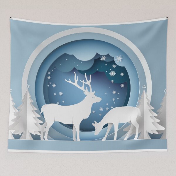 Item preview, Winter Deer Art designed and sold by JTS STORE.