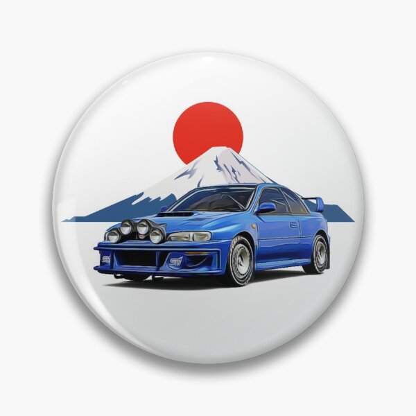 Item preview, Impreza Classic Fuji JDM Japan Print designed and sold by Auto-Prints.