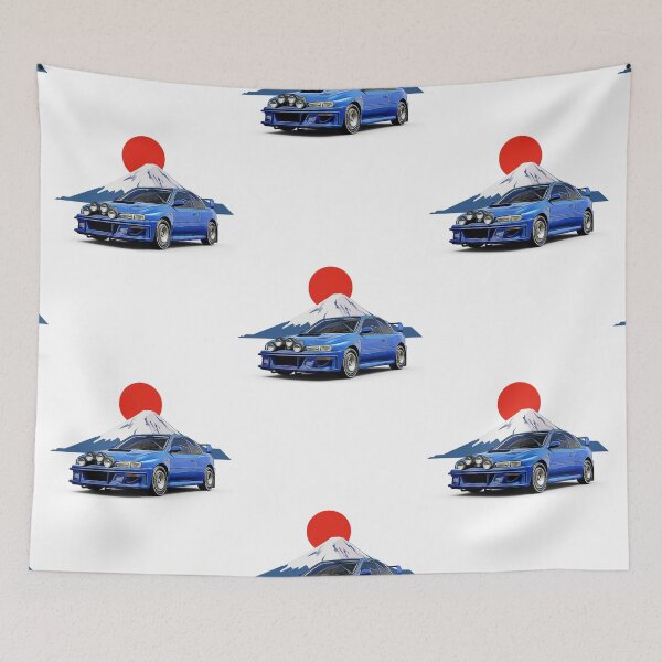 Item preview, Impreza Classic Fuji JDM Japan Print designed and sold by Auto-Prints.
