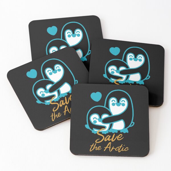 Item preview, Save the Arctic, Penguins designed and sold by DiscGolfTees.