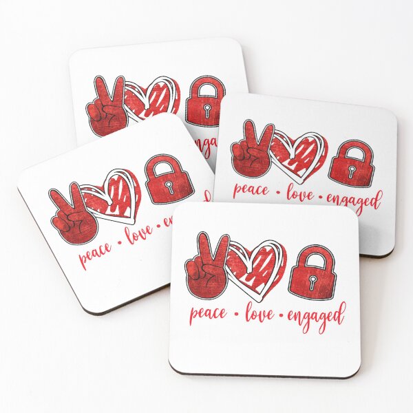 Item preview, Peace Love Engaged designed and sold by autlu.