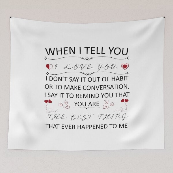 Item preview, When I Tell You I love You designed and sold by PRINTED ..