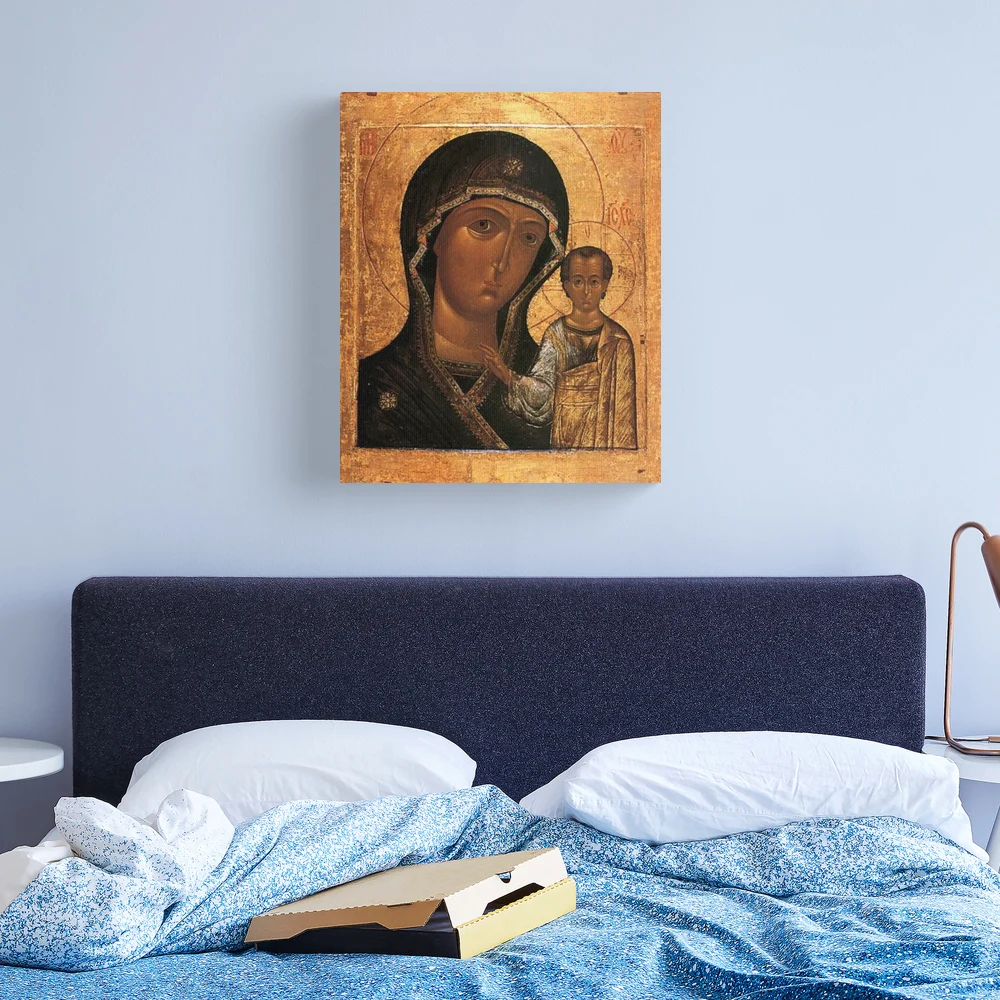 Icône Mère de Dieu de Kazan 40x30 cm peinte Roumanie | vente en ligne Icône Mère de Dieu de Kazan 40x30 cm peinte Roumanie | vente en ligne