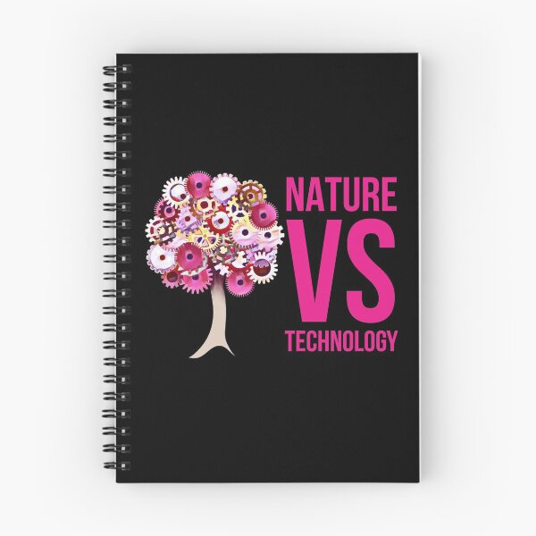 Item preview, nature vs technology. tree. machine designed and sold by doctors-apparel.