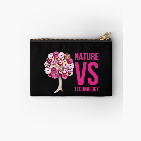 Item preview, nature vs technology. tree. machine designed and sold by doctors-apparel.