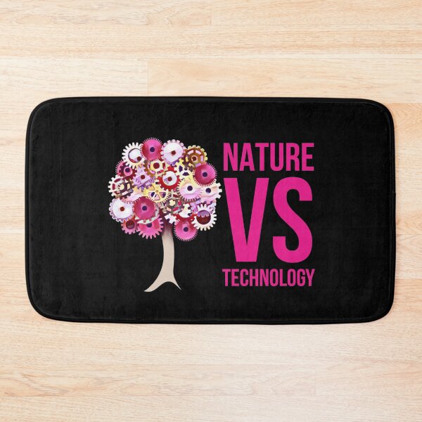 Item preview, nature vs technology. tree. machine designed and sold by doctors-apparel.