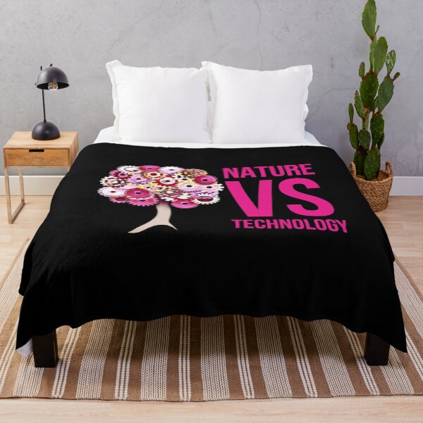 Item preview, nature vs technology. tree. machine designed and sold by doctors-apparel.