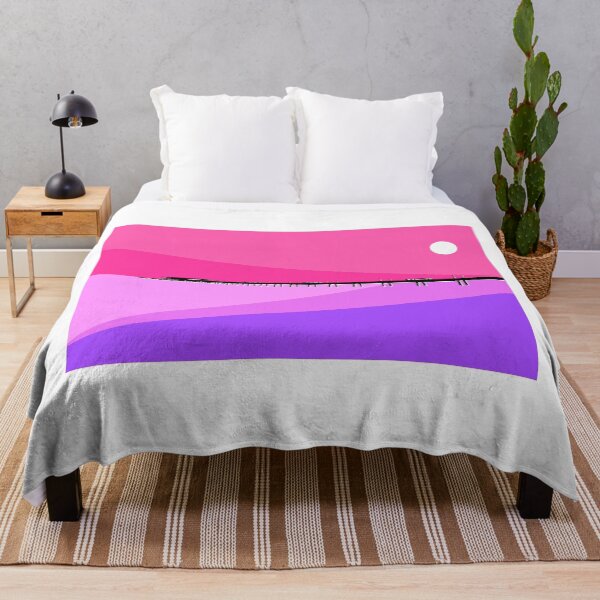 Item preview, Deal Pier Seafront, Kent, Sunset Pink and Purple designed and sold by OneThreeSix.