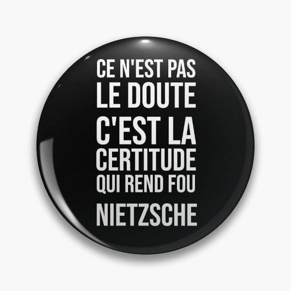 Item preview, Certainty - Nietzsche quote designed and sold by Philippe Derungs.