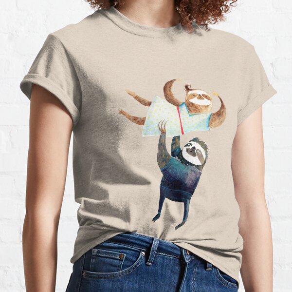 Faultier tanzen - Faultierpaar Classic T-Shirt