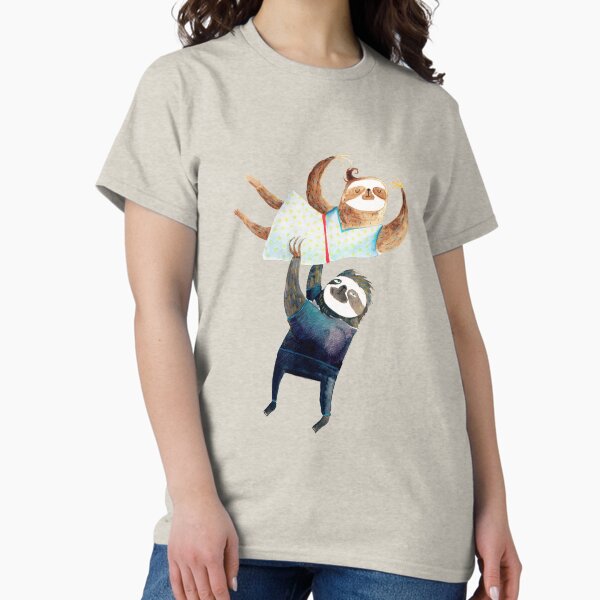 Slothy dancing - sloth couple Classic T-Shirt