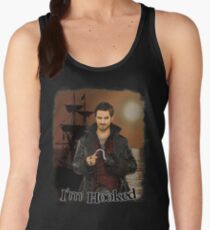 Captain Hook "I'm Hooked" Comic Design Women's Tank Top