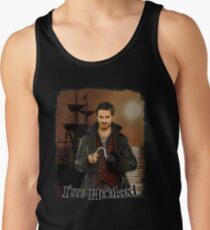 Captain Hook "I'm Hooked" Comic Design Tank Top