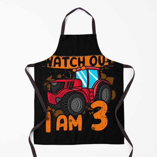 Item preview, Birthday 3 years child tractor farmer present designed and sold by LuminOrb.