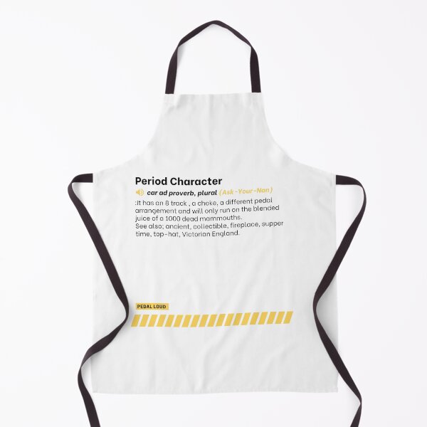 Item preview, Period Character - funny, classified ad, car buying proverbs defined designed and sold by PedalLoud.