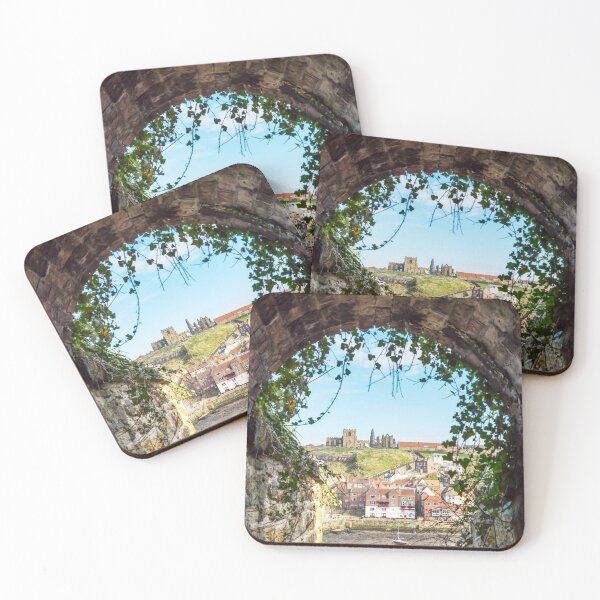 Item preview, Whitby Abbey And Church Through The Keyhole Tunnel designed and sold by Paul Thompson Photography.