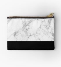 Schwarzer Marmor Studio Clutch