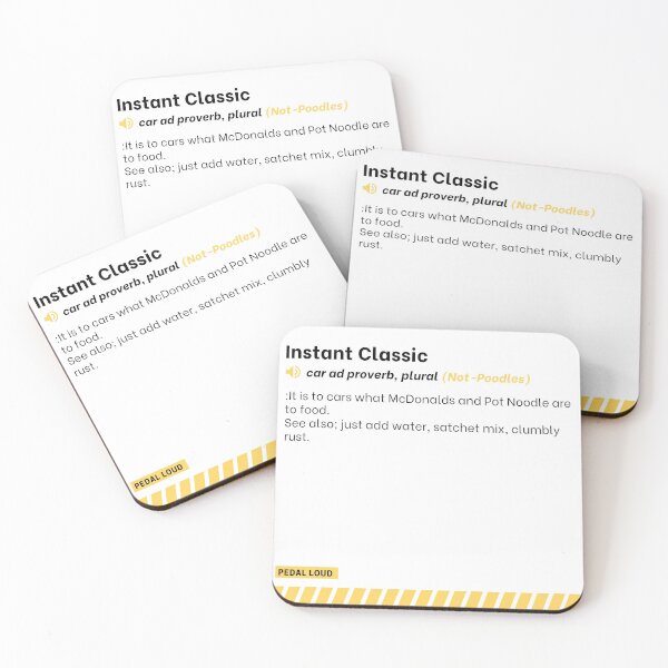Item preview, Instant Classic - funny, classified ad, car buying proverbs defined designed and sold by PedalLoud.