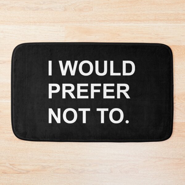Item preview, Zizek Bartleby T-ShirtI Would prefer not to. (Zizek_Bartleby) designed and sold by BloomJacob.