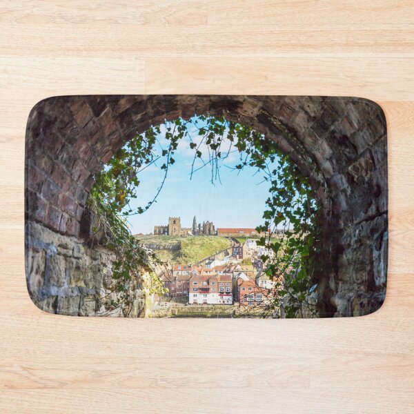 Item preview, Whitby Abbey And Church Through The Keyhole Tunnel designed and sold by Paul Thompson Photography.