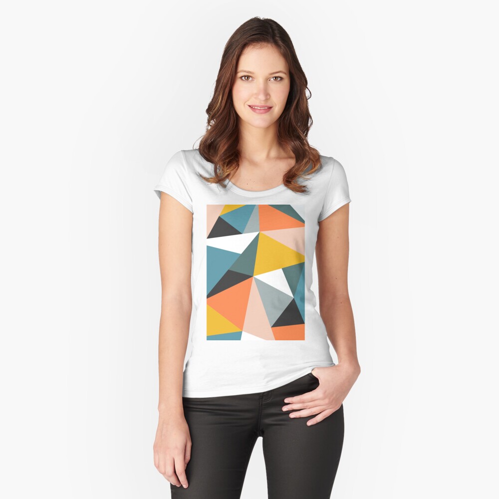 Item preview, Fitted Scoop T-Shirt designed and sold by theoldartstudio.