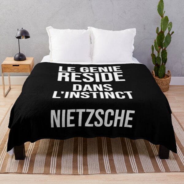 Item preview, The Genius - Nietzsche quote designed and sold by Philippe Derungs.