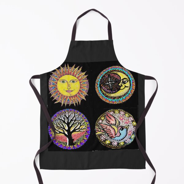 Item preview, paintings of 4 tattoo symbols by LowEndGraphics designed and sold by LowEndGraphics.