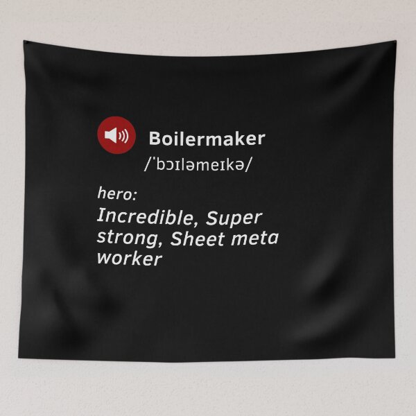 Item preview, Boilermaker definition gift for union and brotherhood men  designed and sold by chi vana.