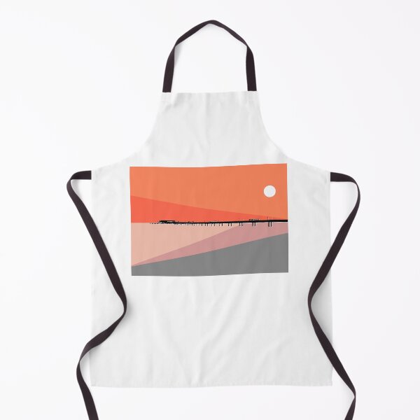 Item preview, Deal Pier Seafront, Kent, Sun Rise, Orange and Grey designed and sold by OneThreeSix.
