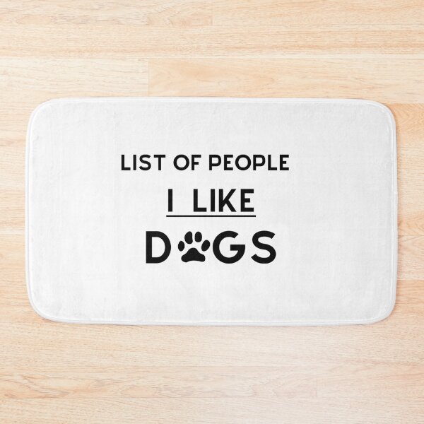 Item preview, List of People I Like Dogs designed and sold by tarkaittisak.