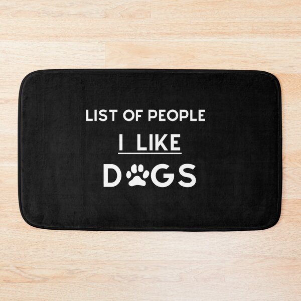 Item preview,  List of People I Like Dogs designed and sold by tarkaittisak.