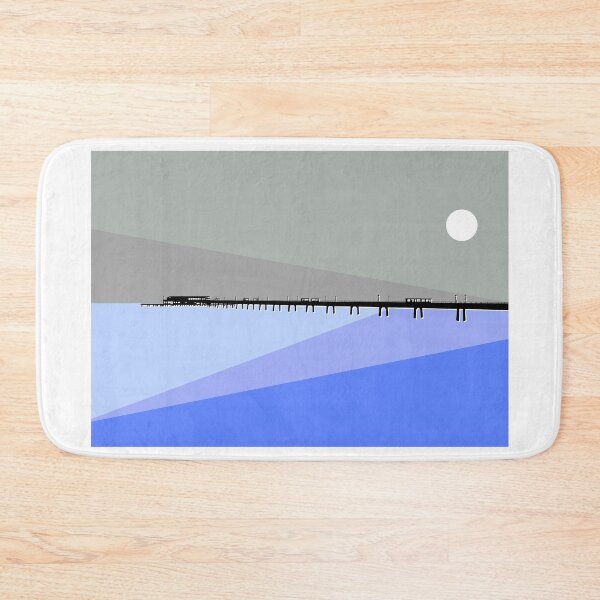 Item preview, Deal Pier Seafront, Kent, Sun Rise, Grey, Blue and Purple designed and sold by OneThreeSix.