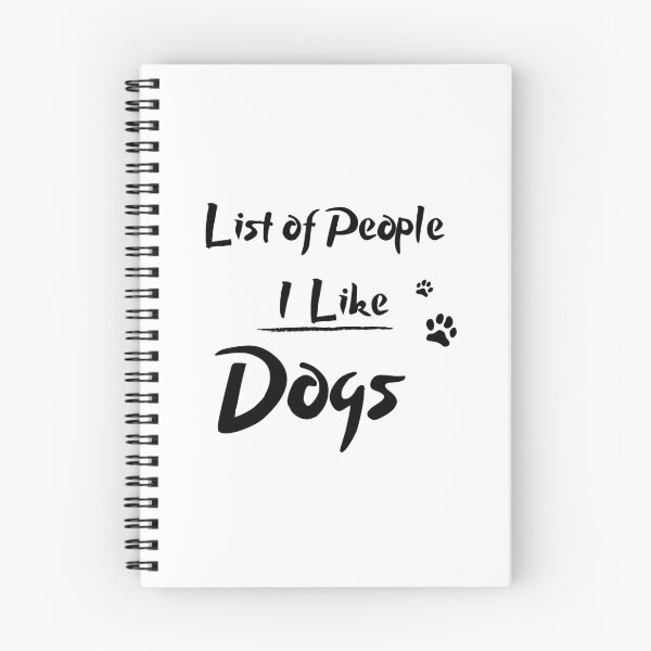 Item preview,  List of People I Like Dogs designed and sold by tarkaittisak.