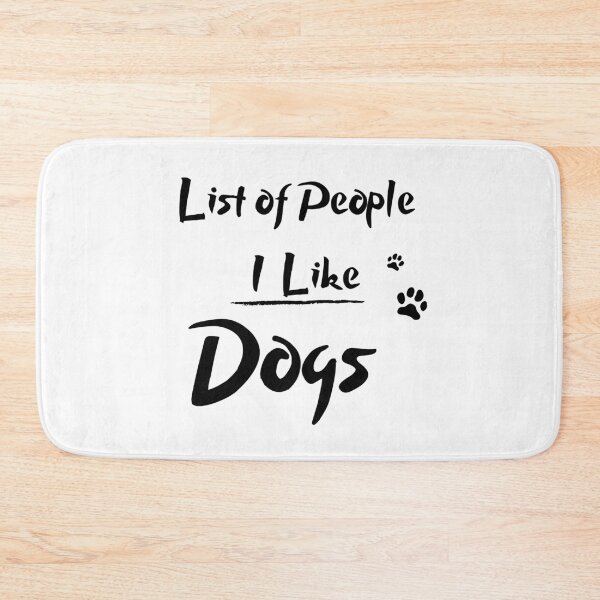 Item preview,  List of People I Like Dogs designed and sold by tarkaittisak.
