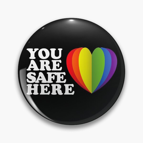Item preview, LGBTQ Sign Safe Space Ally Flag designed and sold by aronia.
