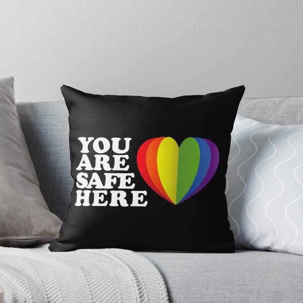 Item preview, LGBTQ Sign Safe Space Ally Flag designed and sold by aronia.