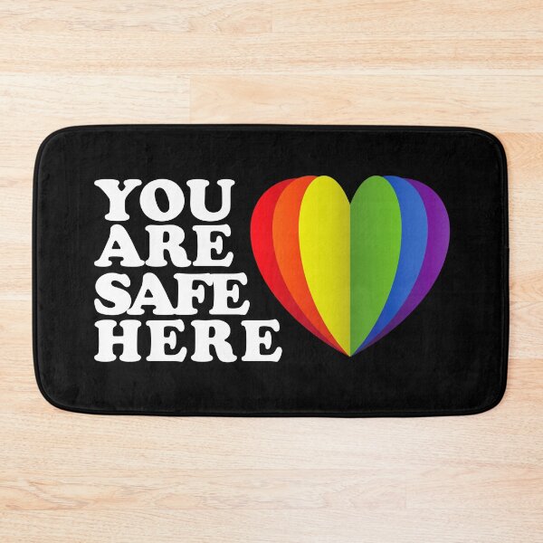 Item preview, LGBTQ Sign Safe Space Ally Flag designed and sold by aronia.
