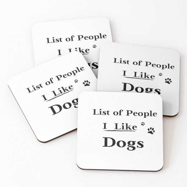 Item preview,  List of People I Like Dogs designed and sold by tarkaittisak.