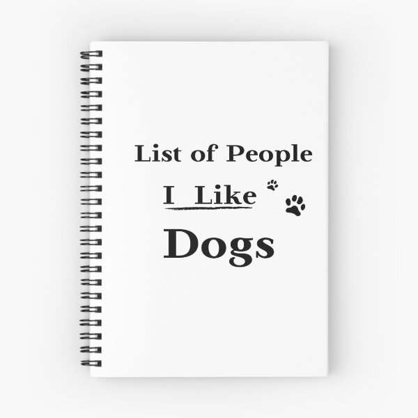 Item preview,  List of People I Like Dogs designed and sold by tarkaittisak.