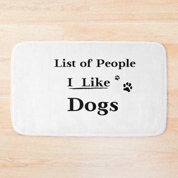 Item preview,  List of People I Like Dogs designed and sold by tarkaittisak.