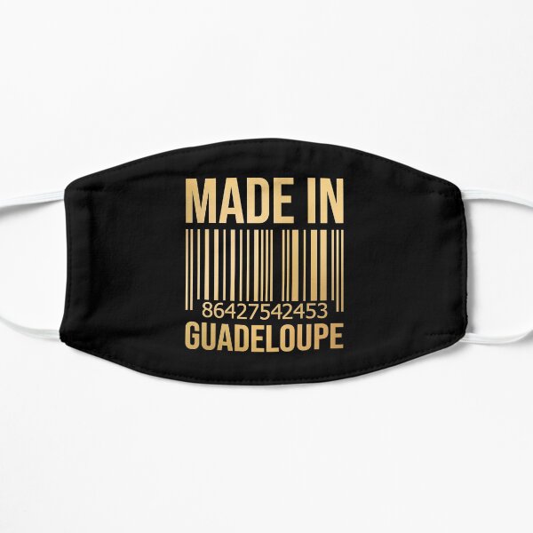 Fabriqué en Guadeloupe en or Masque sans plis
