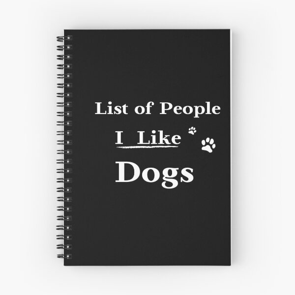 Item preview,  List of People I Like Dogs designed and sold by tarkaittisak.