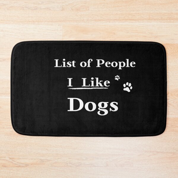 Item preview,  List of People I Like Dogs designed and sold by tarkaittisak.