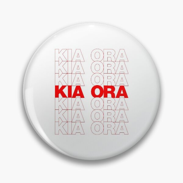 Artikelvorschau, Klassisches Dankeschön-Wiederholungsmuster - Maori (kia ora) entworfen und verkauft von jdotrdot712.